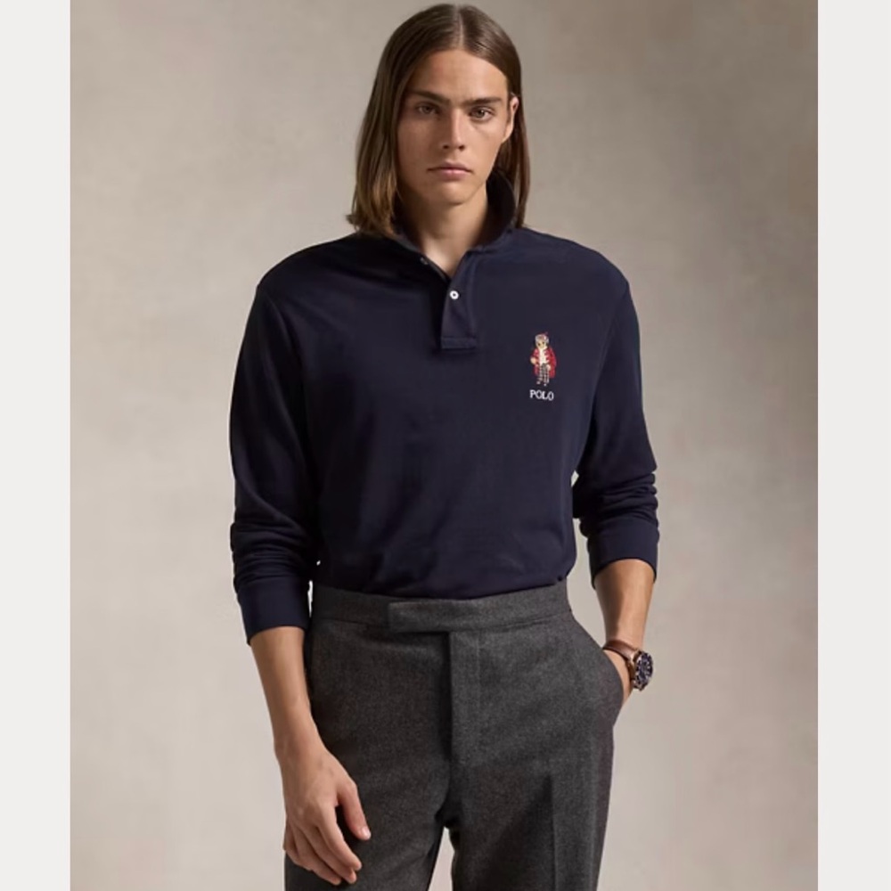 NWT Polo Ralph Lauren Classic Fit Polo Bear Mesh Polo Shirt XXL